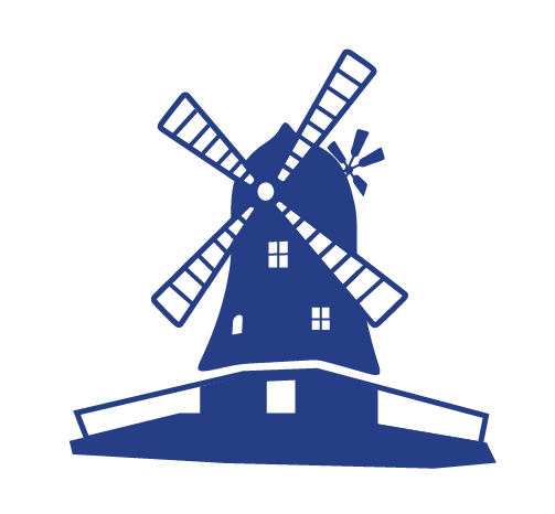 Idrættens venner — Ikon logo, blå